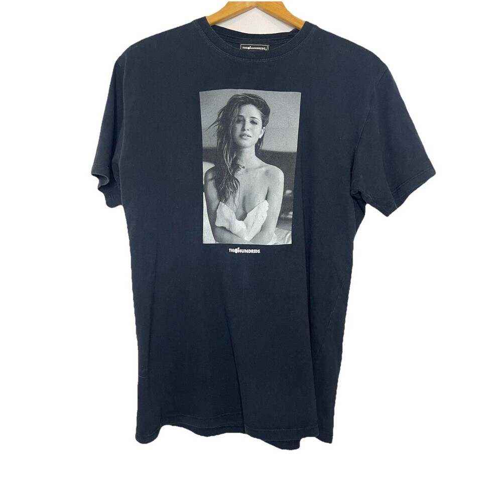 The Hundreds Gigi Paris TShirt Black Tee Mens Medium Tee Short Sleeve